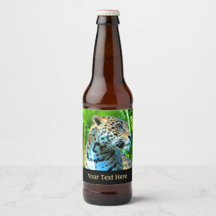 Étiquette Pour Bouteilles De Bière Nayla le Jaguar