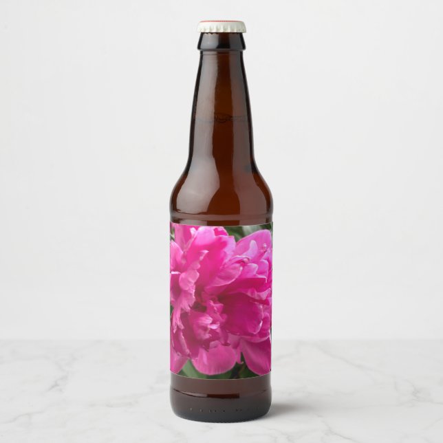 Étiquette Pour Bouteilles De Bière Peony (Devant)