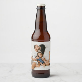 Étiquette Pour Bouteilles De Bière Photo personnalisé