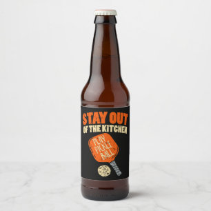 Étiquette Pour Bouteilles De Bière Pickleball - Restez Hors De La Cuisine