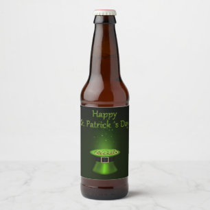 Étiquette Pour Bouteilles De Bière Pièces Casquettes de la Saint-Patrick - Étiquette 