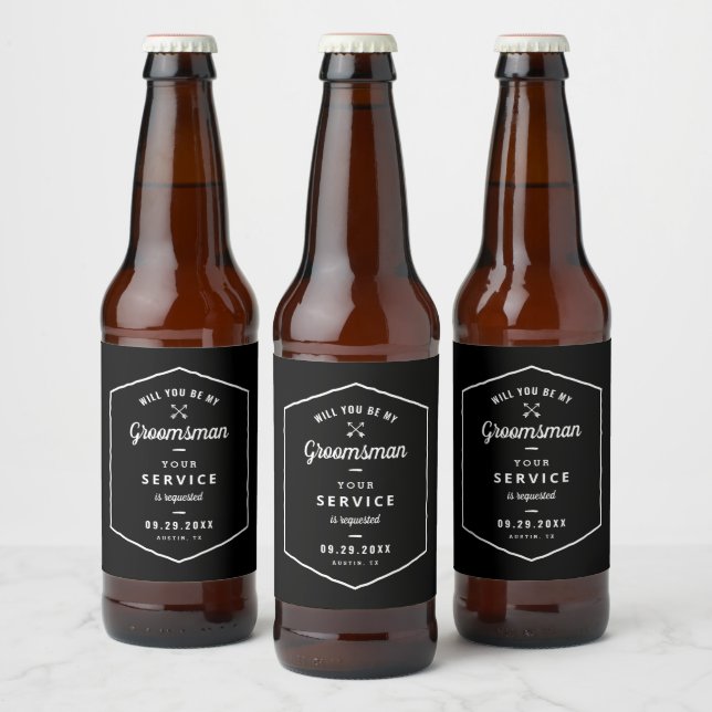 Étiquette Pour Bouteilles De Bière Proposition du fabricant de flèches (Bouteilles)