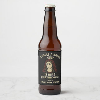 Étiquette Pour Bouteilles De Bière Quelle intelligence est renversée