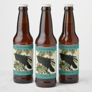 Étiquette Pour Bouteilles De Bière Raven