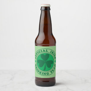 Étiquette Pour Bouteilles De Bière Saint Patrick's Day