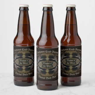 ÉTIQUETTE POUR BOUTEILLES DE BIÈRE SAISON DU TÉMOIN