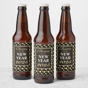 Étiquette Pour Bouteilles De Bière Salutations pour le Nouvel An Nouvel An Réveillon