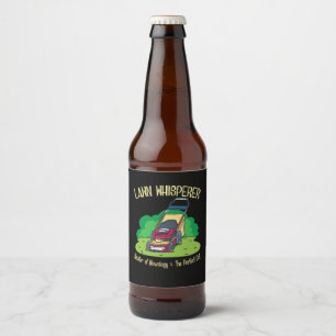 Étiquette Pour Bouteilles De Bière Semelle de pelouse - Whisperer de pelouse