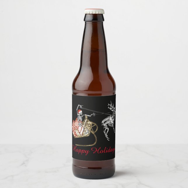 Étiquette Pour Bouteilles De Bière Skelesanta (Devant)