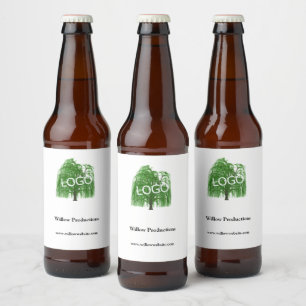 Étiquette Pour Bouteilles De Bière Société de logo commercial promotionnel