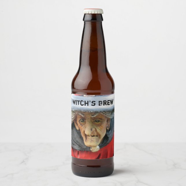 Étiquette Pour Bouteilles De Bière Sorcière - Étiquette de bière (Devant)