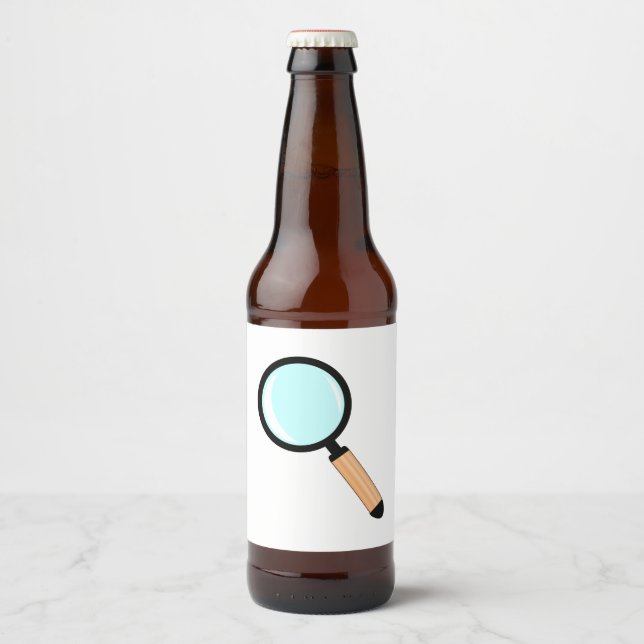 Étiquette Pour Bouteilles De Bière Style de dessin (Devant)