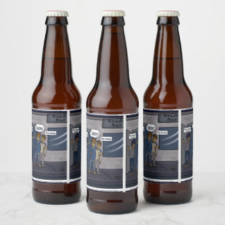 Étiquette Pour Bouteilles De Bière Trop