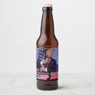 Étiquette Pour Bouteilles De Bière Trump 2020 - 4 années supplémentaires