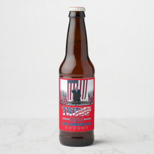 Étiquette Pour Bouteilles De Bière Trump 2024 Reprenez l'Amérique