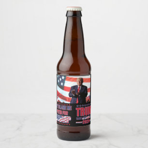 Étiquette Pour Bouteilles De Bière Trump fait revenir l'Amérique