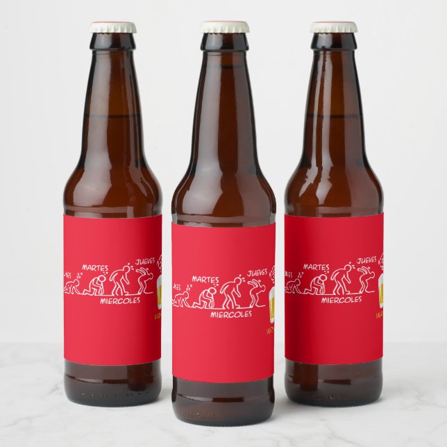 Étiquette Pour Bouteilles De Bière Volution de la bière (Bouteilles)