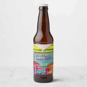 Étiquette Pour Bouteilles De Bière Week-end de célibataire aux vibes de Key West