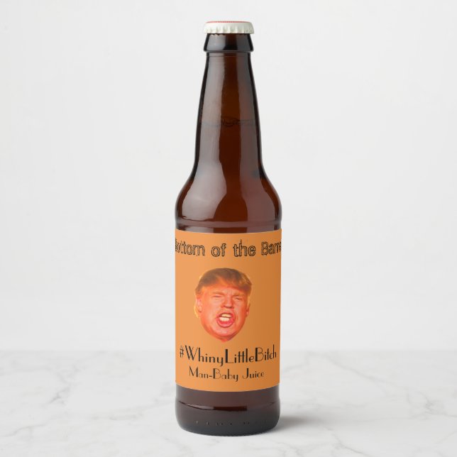 Étiquette Pour Bouteilles De Bière #WhinyLittleBitch (Devant)