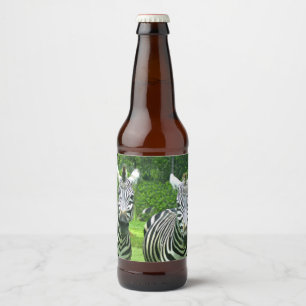 Étiquette Pour Bouteilles De Bière Zèbres dans Meadow Brew