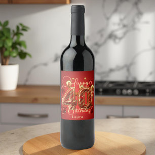 ÉTIQUETTE POUR BOUTEILLES DE VIN