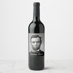 Étiquette Pour Bouteilles De Vin Abraham Lincoln - Président
