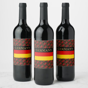 ÉTIQUETTE POUR BOUTEILLES DE VIN ALLEMAGNE