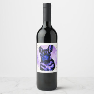 Étiquette Pour Bouteilles De Vin Allemand Sheppard Love