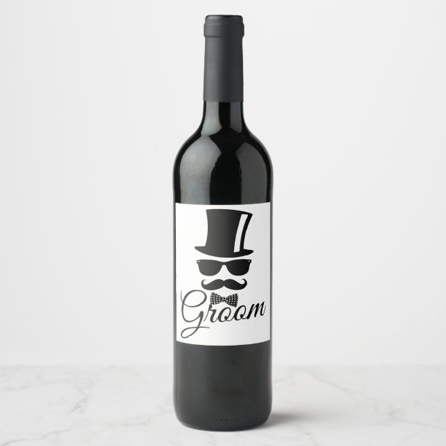 Étiquette Pour Bouteilles De Vin Amoureux (Devant)