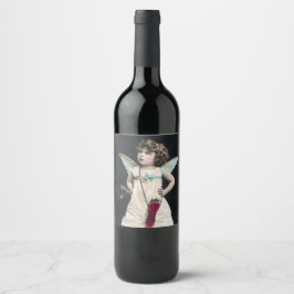 Étiquette Pour Bouteilles De Vin Angry Cupid