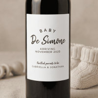 Annonce de la Date Prévue de Naissance Minimaliste