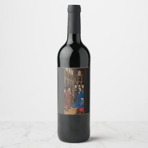 Étiquette Pour Bouteilles De Vin Annonce par Jan van Eyck