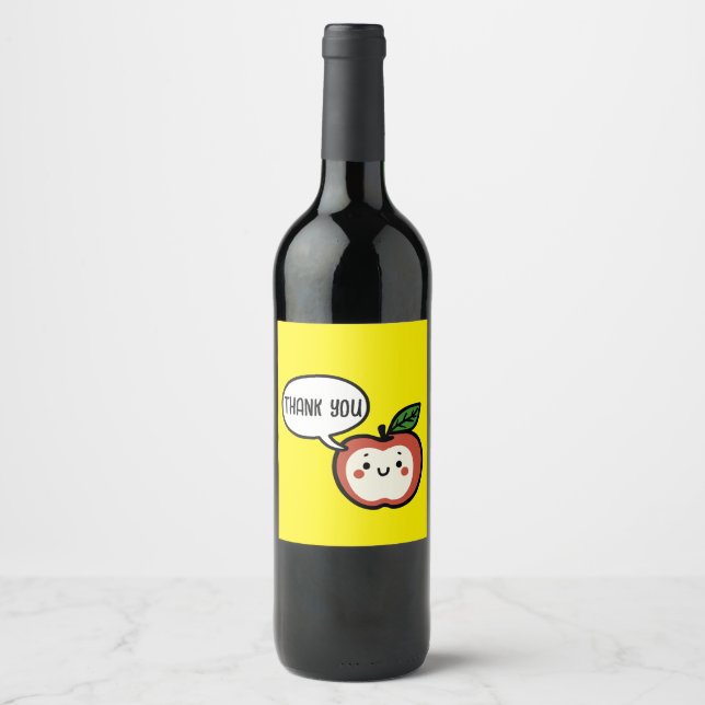 Étiquette Pour Bouteilles De Vin Apple Talk (Devant)
