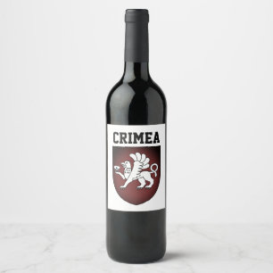 Étiquette Pour Bouteilles De Vin Armoiries de Crimée