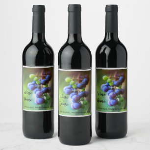 Étiquette Pour Bouteilles De Vin Art élégant