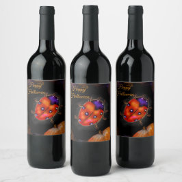 ÉTIQUETTE POUR BOUTEILLES DE VIN ART LADYBUG