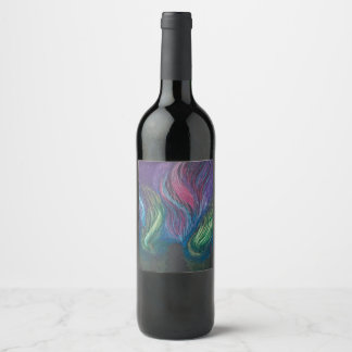 Étiquette Pour Bouteilles De Vin Aurora Borealis