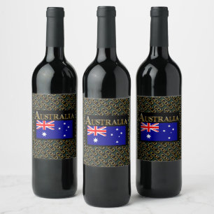 ÉTIQUETTE POUR BOUTEILLES DE VIN AUSTRALIE