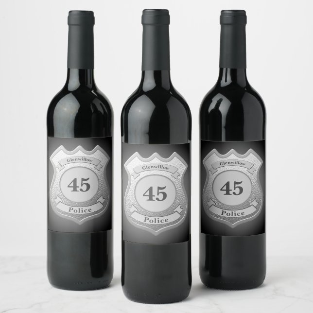 Étiquette Pour Bouteilles De Vin Badges personnalisés (Bouteilles)