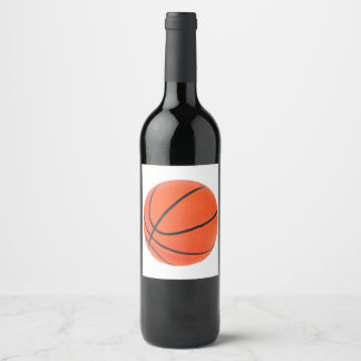 Étiquette Pour Bouteilles De Vin Basket