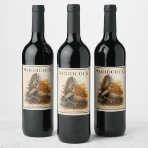 Étiquette Pour Bouteilles De Vin Bécasse 