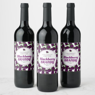 Étiquette Pour Bouteilles De Vin BlackBerry