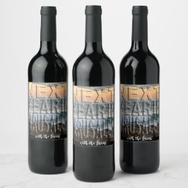 Étiquette Pour Bouteilles De Vin Bouteille de vin de Pâque Étiquette Jérusalem Plag