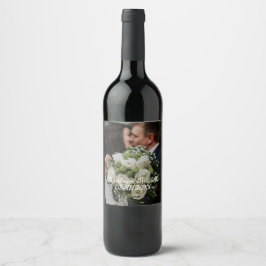 Étiquette Pour Bouteilles De Vin Bouteilles de Mariage customisées