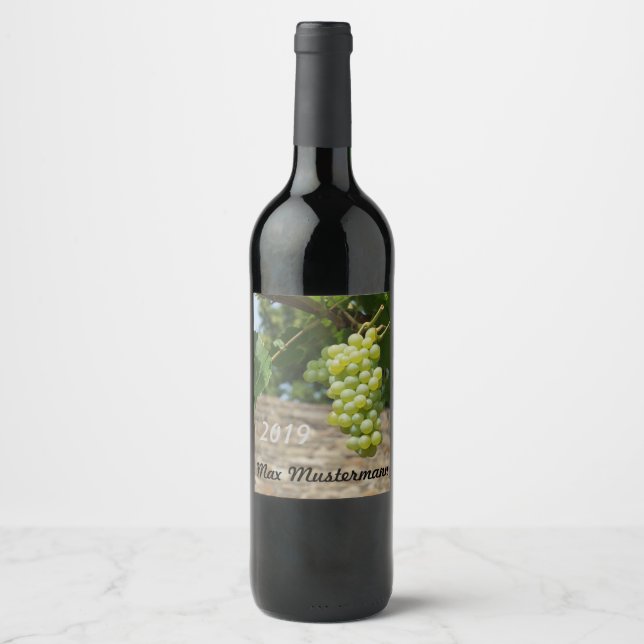 Étiquette Pour Bouteilles De Vin Bouteilles de vin personnalisées (Devant)