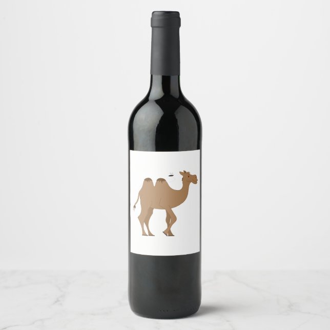 Étiquette Pour Bouteilles De Vin Camel (Devant)