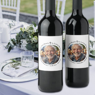 Étiquette Pour Bouteilles De Vin Célébration de la vie 1 Photo spéciale