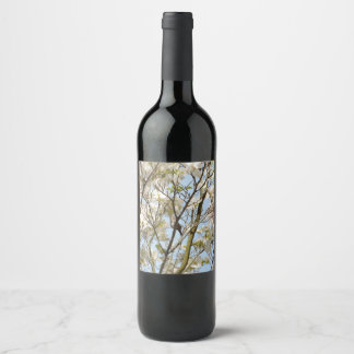 Étiquette Pour Bouteilles De Vin Chanson dans le Dogwood