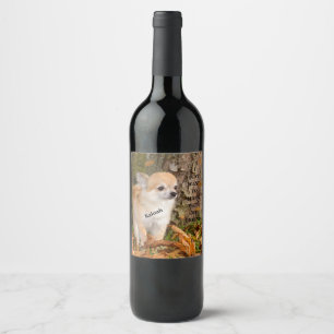 Étiquette Pour Bouteilles De Vin Chihuahua