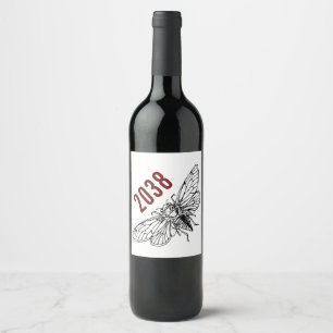 Étiquette Pour Bouteilles De Vin Cicadas Rise - 2038
